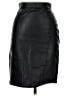 WINLIT 100% Leather Black Leather Skirt Size 7 - 8 - photo 1