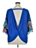 emerald Blue Short Sleeve Top Size 1X - photo 2