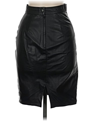 WINLIT Faux Leather Skirt (view 2)