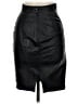 WINLIT 100% Leather Black Leather Skirt Size 7 - 8 - photo 2