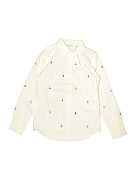 Janie And Jack Long Sleeve Button Down Shirt