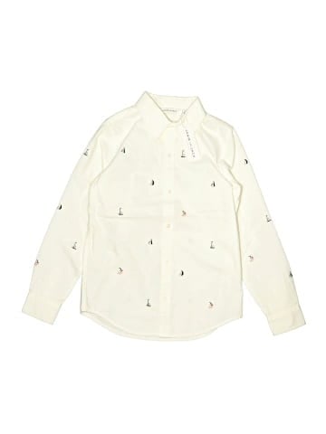 Janie and Jack Long Sleeve Button-Down Shirt (view 1)