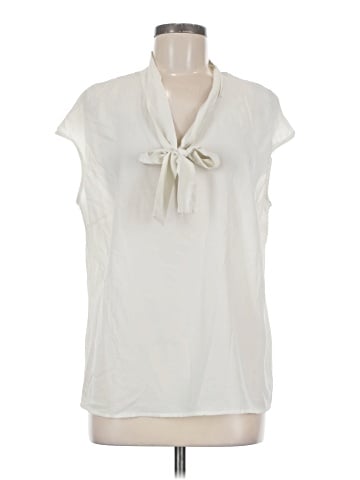 St. John Sleeveless Silk Top (view 1)