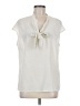 St. John Ivory Sleeveless Silk Top One size - photo 1