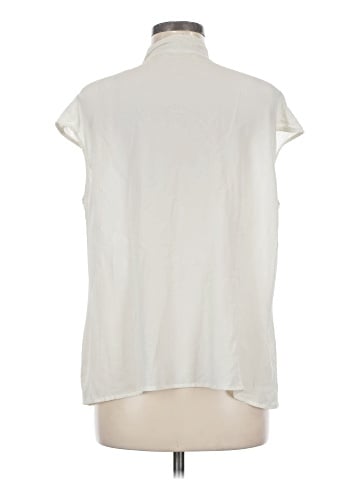 St. John Sleeveless Silk Top (view 2)