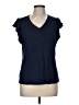 Daniel Rainn Blue Short Sleeve Top Size M - photo 1
