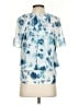 Juicy Couture 100% Polyester Blue Short Sleeve Blouse Size S - photo 2