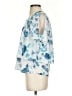 Juicy Couture 100% Polyester Blue Short Sleeve Blouse Size S - photo 5