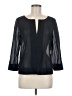 AKRIS Black 3/4 Sleeve Blouse Size L - photo 1