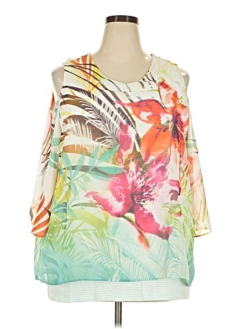 Cj Banks 3/4 Sleeve Blouse (view 1)