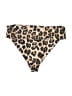 PrettyLittleThing Animal Print Gold Swimsuit Bottoms Size 10 - photo 2