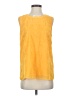 Q&A 100% Polyester Yellow Sleeveless Blouse Size S - photo 1
