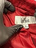 Le Suit 100% Polyester Tweed Burgundy Blazer Size 18 - photo 6