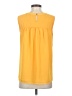 Q&A 100% Polyester Yellow Sleeveless Blouse Size S - photo 2