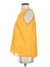 Q&A 100% Polyester Yellow Sleeveless Blouse Size S - photo 5