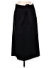 MNG Solid Black Casual Skirt Size M - photo 1