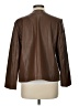 Chico's 100% Polyurethane Brown Jacket Size Lg (2) - photo 2