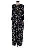 London Times Print Black Jumpsuit Size 20 - photo 2