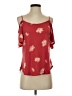 Kaileigh Red Short Sleeve Top Size XS - photo 1