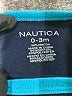 Nautica Blue Short Sleeve Onesie Size 0-3 mo - photo 3