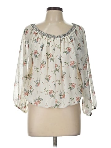 Max Studio 3/4 Sleeve Blouse (view 1)
