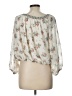 Max Studio 100% Polyester Ivory 3/4 Sleeve Blouse Size L - photo 2
