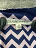 Wishful Park 100% Polyester Chevron-herringbone Blue 3/4 Sleeve Blouse Size M - photo 7