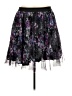 Torrid Floral Black Casual Skirt Size 3X Plus (3) - photo 1