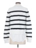 French Connection 100% Cotton Stripes White Turtleneck Sweater Size XS - photo 2