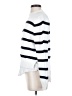 French Connection 100% Cotton Stripes White Turtleneck Sweater Size XS - photo 5