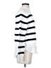 French Connection 100% Cotton Stripes White Turtleneck Sweater Size XS - photo 4