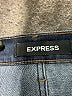 Express Solid Blue Jeans Size 12 - photo 4