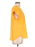 Lily White 100% Polyester Yellow Short Sleeve Top Size XL - photo 4