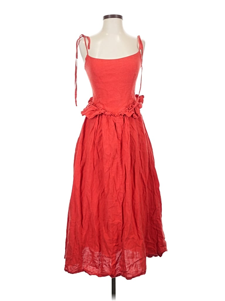 Pre-owned Eliza Faulkner Cocktail Dress In Red