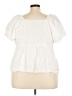 Old Navy Ivory Short Sleeve Blouse Size 3X - photo 2