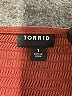 Torrid 100% Polyester Burgundy 3/4 Sleeve Blouse Size 1X Plus (1) - photo 7