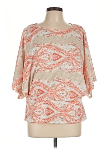 JM Collection 3/4 Sleeve Blouse (view 1)