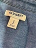 Old Navy 100% Cotton Blue Long Sleeve Button-Down Shirt Size S - photo 7
