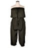 Thread Story Solid Green Jumpsuit Size 3X - photo 1