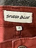 STUDIO BLUE Burgundy Jeans Size 28 waist - photo 7