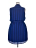 Apt. 9 100% Polyester Stripes Blue Casual Dress Size XXL Petite - photo 2