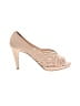 Prada Ivory Leather Open Toe Pumps Size EU 38 - photo 1