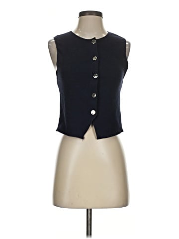 Zara Sleeveless Button-Down Shirt (view 1)