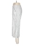 Max Studio Stripes Silver Linen Pants Size M - photo 5