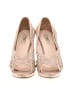 Prada Ivory Leather Open Toe Pumps Size EU 38 - photo 2