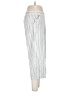 Max Studio Stripes Silver Linen Pants Size M - photo 4