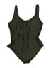 Mossimo Solid Green One Piece Swimsuit Size L - photo 1