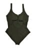 Mossimo Solid Green One Piece Swimsuit Size L - photo 2