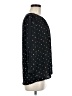 Ann Taylor 100% Polyester Polka Dots Black 3/4 Sleeve Blouse Size M - photo 4
