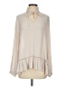 Ro & De 100% Polyester Ivory Long Sleeve Blouse Size S - photo 1
